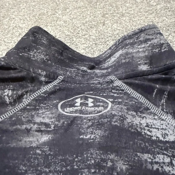 UA Run Under Armour Shirt Men Medium 1/4 Zip Pullover HeatGear Performance - Picture 9 of 9